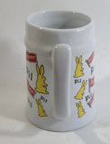 Pilsner Beer Bunny Rabbit Themed 5 1/2" Tall Stein Mug Breweriana Collectible Drinkware