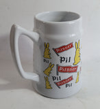 Pilsner Beer Bunny Rabbit Themed 5 1/2" Tall Stein Mug Breweriana Collectible Drinkware