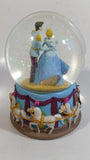 Enesco Disney Cinderella and Prince Charming Musical Snow Globe Plays "I Love You Truly"