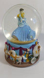 Enesco Disney Cinderella and Prince Charming Musical Snow Globe Plays "I Love You Truly"