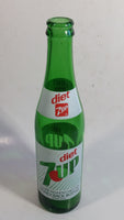 Rare Hard To Find Vintage Diet 7UP 300mL English French Green Glass Soda Pop Beverage Bottle