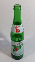 Rare Hard To Find Vintage Diet 7UP 300mL English French Green Glass Soda Pop Beverage Bottle