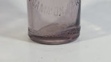 Rare Hard To Find Antique Late 1800s Scammon Bottling Works Kansas Amethyst Purple Embossed Glass Soda Pop Beverage Bottle