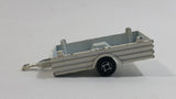 Vintage Majorette Super Cargo Trailer #21728 White Die Cast Toy Car Vehicle