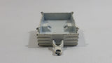 Vintage Majorette Super Cargo Trailer #21728 White Die Cast Toy Car Vehicle