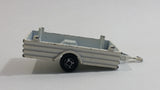 Vintage Majorette Super Cargo Trailer #21728 White Die Cast Toy Car Vehicle