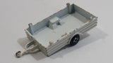 Vintage Majorette Super Cargo Trailer #21728 White Die Cast Toy Car Vehicle