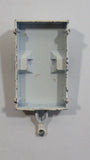 Vintage Majorette Super Cargo Trailer #21728 White Die Cast Toy Car Vehicle