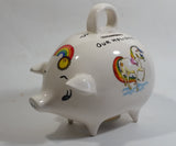 Vintage Rare Rainbow Brite Cartoon Character Ceramic Piggy Pig Coin Bank