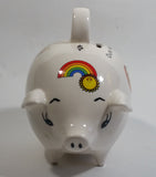 Vintage Rare Rainbow Brite Cartoon Character Ceramic Piggy Pig Coin Bank