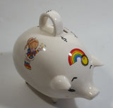 Vintage Rare Rainbow Brite Cartoon Character Ceramic Piggy Pig Coin Bank