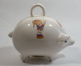 Vintage Rare Rainbow Brite Cartoon Character Ceramic Piggy Pig Coin Bank