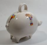 Vintage Rare Rainbow Brite Cartoon Character Ceramic Piggy Pig Coin Bank
