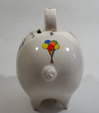 Vintage Rare Rainbow Brite Cartoon Character Ceramic Piggy Pig Coin Bank