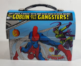 2007 Marvel Comics The Amazing Spider-Man "The Goblin and the Gangsters!" Tin Metal Lunch Box