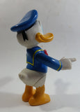 Disney Donald Duck Cartoon Character Hard Rubber Articulated 6 1/2" Tall Figure