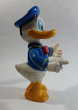 Disney Donald Duck Cartoon Character Hard Rubber Articulated 6 1/2" Tall Figure