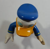 Disney Donald Duck Cartoon Character Hard Rubber Articulated 6 1/2" Tall Figure