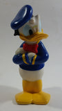 Disney Donald Duck Cartoon Character Hard Rubber 5 1/2" Tall Figure
