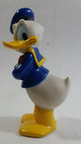 Disney Donald Duck Cartoon Character Hard Rubber 5 1/2" Tall Figure