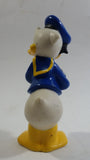 Disney Donald Duck Cartoon Character Hard Rubber 5 1/2" Tall Figure