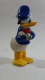 Disney Donald Duck Cartoon Character Hard Rubber 5 1/2" Tall Figure