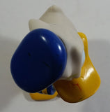 Disney Donald Duck Cartoon Character Hard Rubber 5 1/2" Tall Figure