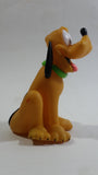 Disney Pluto Dog Cartoon Character Hard Rubber 4 3/4" Tall Figure