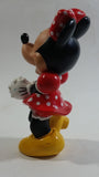 Disney Minnie Mouse Cartoon Character Hard Rubber 5 1/2" Tall Figure