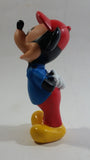 Disney Mickey Mouse Cartoon Character Hard Rubber 5 1/2" Tall Figure