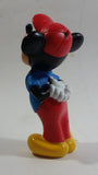 Disney Mickey Mouse Cartoon Character Hard Rubber 5 1/2" Tall Figure