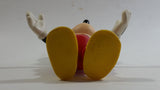 Disney Mickey Mouse Cartoon Character Hard Rubber 6 1/2" Tall Articulated Toy Figure