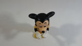 Vintage Walt Disney Productions Mickey Mouse Cartoon Character 5 1/2" Articulated Hard Rubber Toy Figure Made in Hong Kong