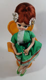 Vintage 1960s Senpo Musical Doll in Chair 12" Tall Toy Collectible