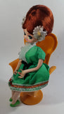 Vintage 1960s Senpo Musical Doll in Chair 12" Tall Toy Collectible