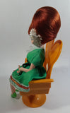 Vintage 1960s Senpo Musical Doll in Chair 12" Tall Toy Collectible