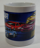 2004 Sherwood Brands Nascar White Ceramic Coffee Mug Cup Motorsports Collectible