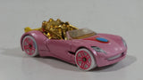2016 Hot Wheels Nintendo Character Cars Princess Peach Pink Die Cast Toy Car Vehicle