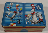2003 The Cat In The Hat Animated Movie Film Book Shaped Tin Metal Container Dr. Seuss Collectible