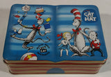 2003 The Cat In The Hat Animated Movie Film Book Shaped Tin Metal Container Dr. Seuss Collectible