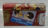 1999 Hershey's Milk Chocolate Kisses Advertising Tin Metal Hinged Container
