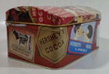 1999 Hershey's Milk Chocolate Kisses Advertising Tin Metal Hinged Container