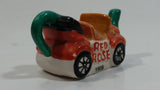 Vintage Red Rose Tea 1908 Car Shaped Miniature Teapot Ornament