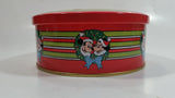 The Walt Disney Company Mickey Mouse Cartoon Character Christmas Themed Round Tin Metal Container