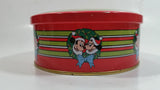 The Walt Disney Company Mickey Mouse Cartoon Character Christmas Themed Round Tin Metal Container