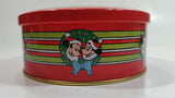 The Walt Disney Company Mickey Mouse Cartoon Character Christmas Themed Round Tin Metal Container