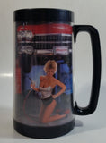 Vintage 1987 Thermo Serv Snap On Tools Dona Calendar Girl 6 1/4" Tall Plastic Beer Mug Cup