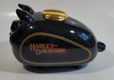 2002 Harley Davidson Motorcycles Gas Tank Pig Hog Shaped Black Piggy Bank Coin Bank