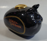 2002 Harley Davidson Motorcycles Gas Tank Pig Hog Shaped Black Piggy Bank Coin Bank