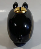 2002 Harley Davidson Motorcycles Gas Tank Pig Hog Shaped Black Piggy Bank Coin Bank